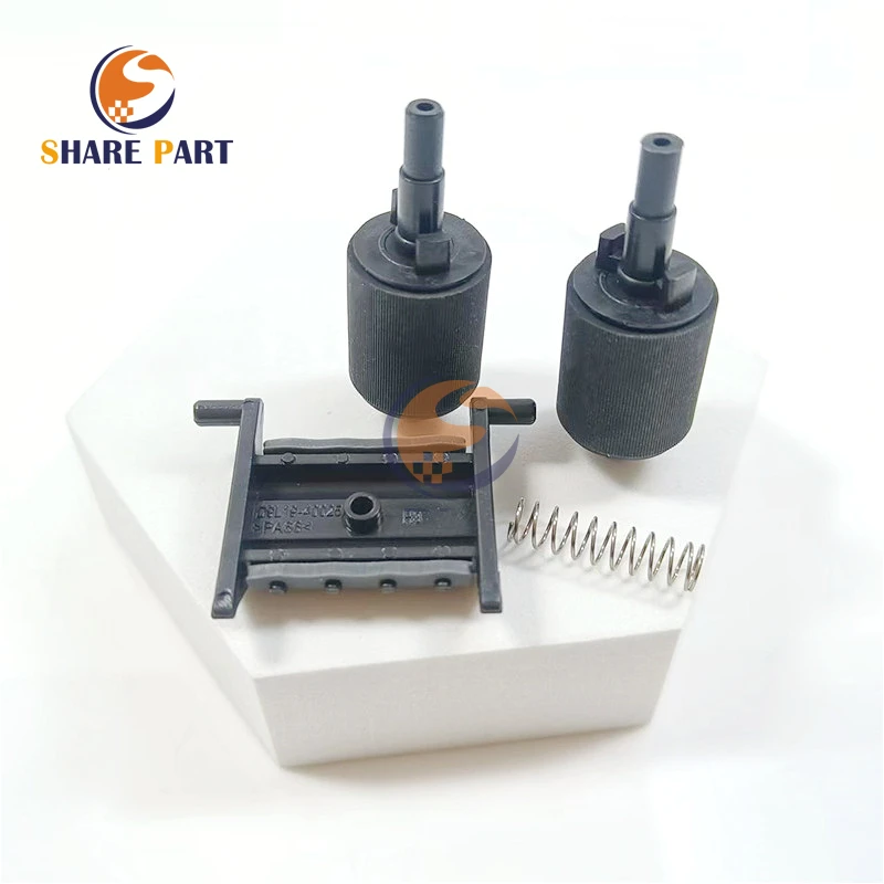 5X ADF Pickup Roller and Separation Pad with Spring for HP 8710 8720 8730 8620 8610 Printer Accessory