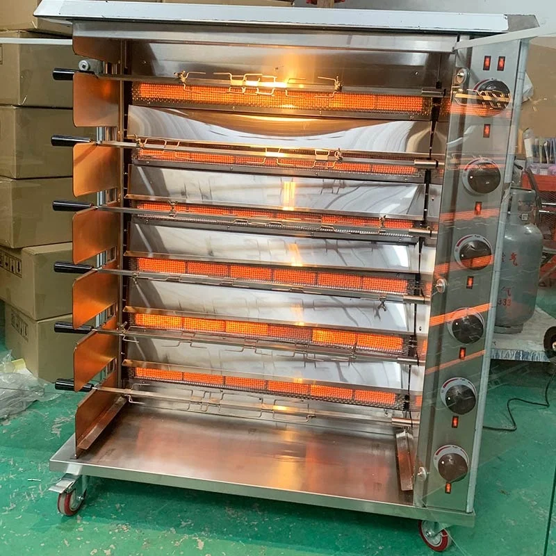 Industry Roaster Machine Commercial Korean Gas Rotisserie Chicken Roast Grill Oven to Roast for Restaurant