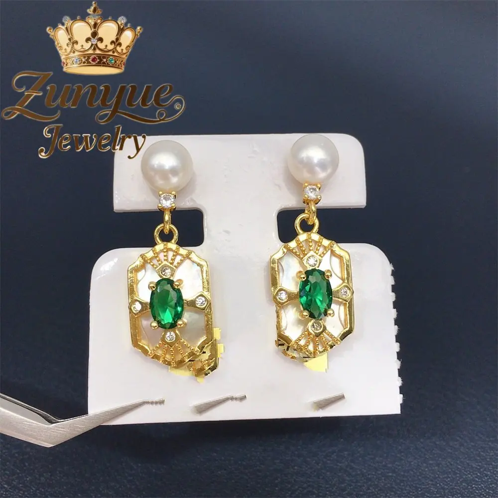 

Natural Freshwater Pearl Stud Earrings Luxury Quality Fine Jewelry Fashion Jewelry Best Selling Exquisite Charms Elegant Popular