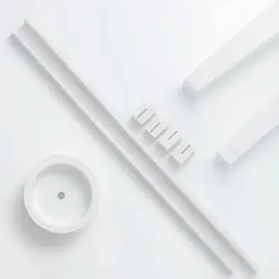 

Telescopic Shower Curtain Rod Adjustable Bathroom Rods Extendable for Plastic Pole No Drilling