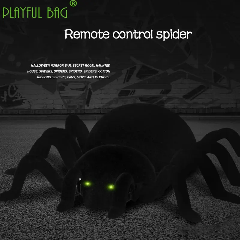 Adult decompression funny toy simulation wall climbing spider dual-mode remote control swing realistic toy vd99