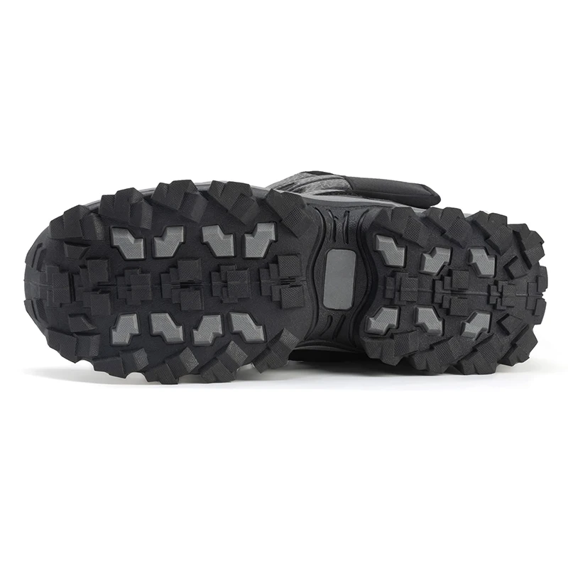 الرجال أحذية الثلوج حذاء من الجلد عالية أعلى النساء أحذية الشتاء أنيقة منصة الكعوب في الهواء الطلق دراجة نارية الأحذية المضادة للانزلاق حذاء للسير مسافات طويلة