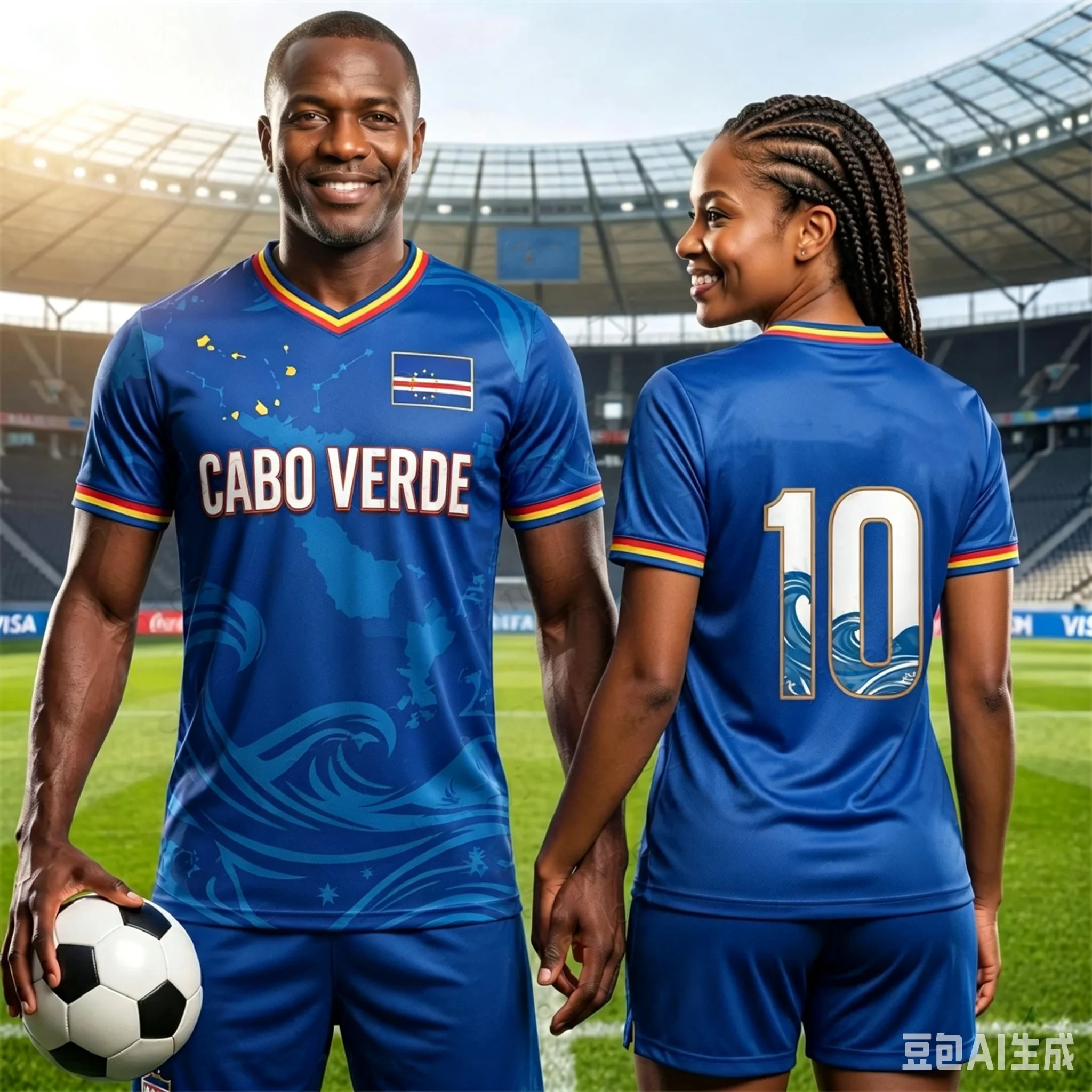 2026 Summer New Cape Verde Football Jersey Sport Unisex Fan Match Day T-shirt Breathable Speed Drying Sportswear Family Kid Tees