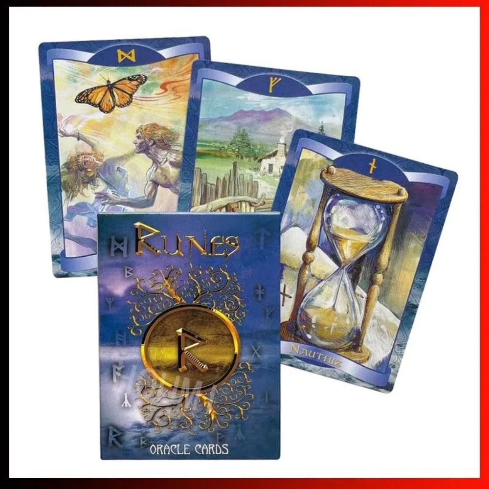 

24 Sheets English Veriosn Runes Oracle Cards