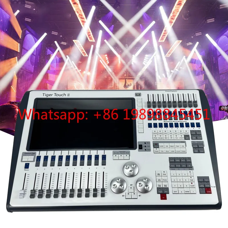 Professional RZ Tiger Touch II DMX512 Console Titan System 4096CH Art-Net Touch Screen Stage Light Controller for Wedding Party