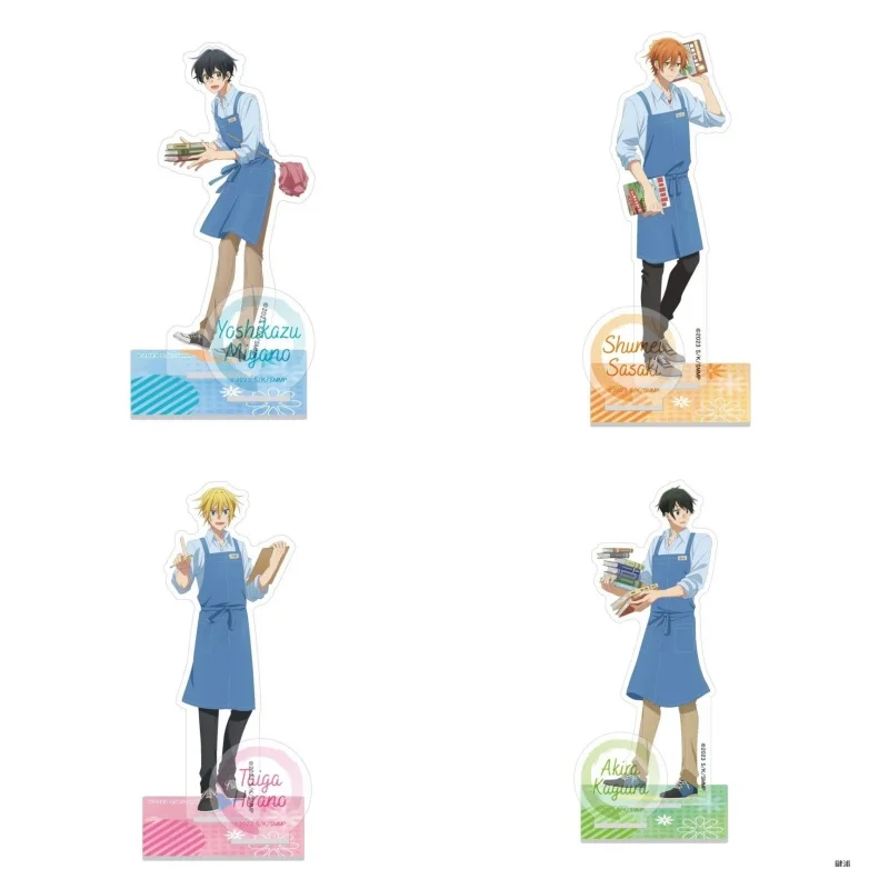 Sasaki and Miyano 15cm Acrylic Figure Stand Model Plated Desk Decor Bedroom Decoration Keychains Gifts For Friends