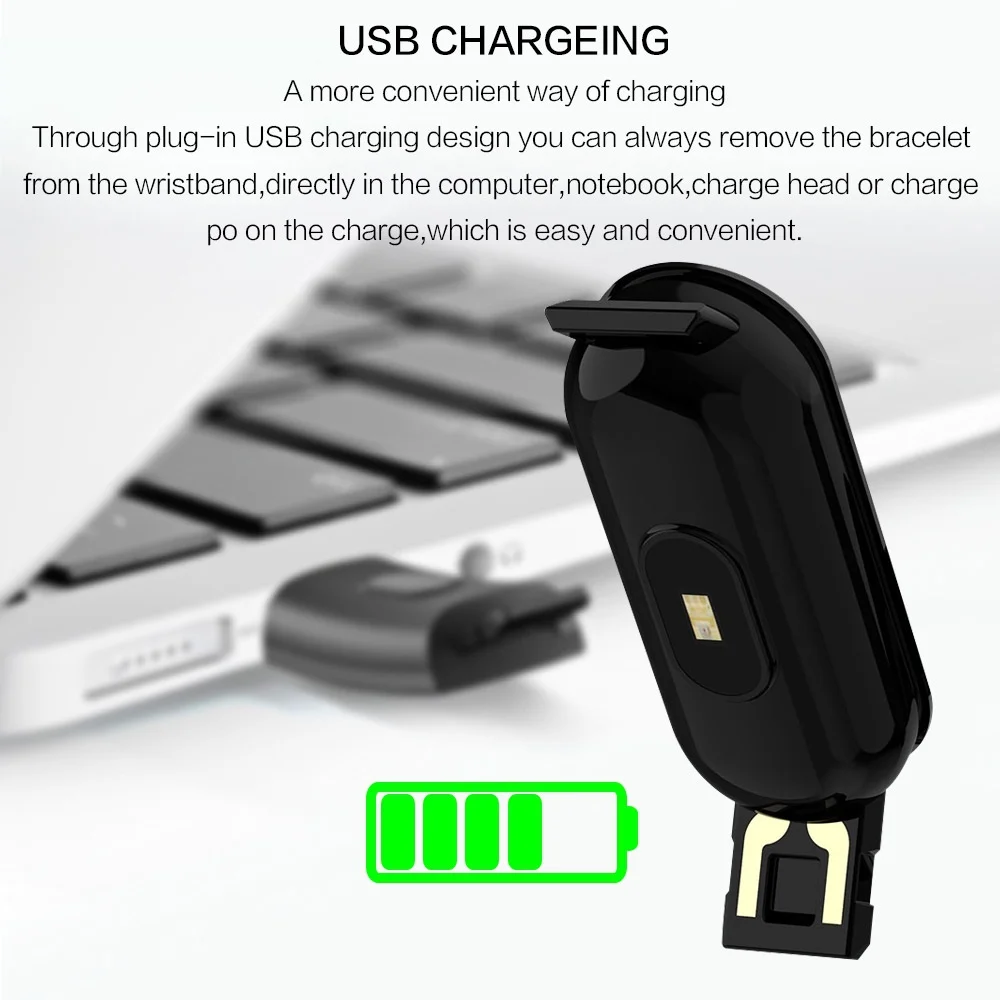 جهاز تتبع اللياقة البدنية المقاوم للماء للأنشطة الخارجية مع عداد معدل ضربات القلب وعداد الخطوات ومتتبع السعرات الحرارية وتنبيهات الرسائل