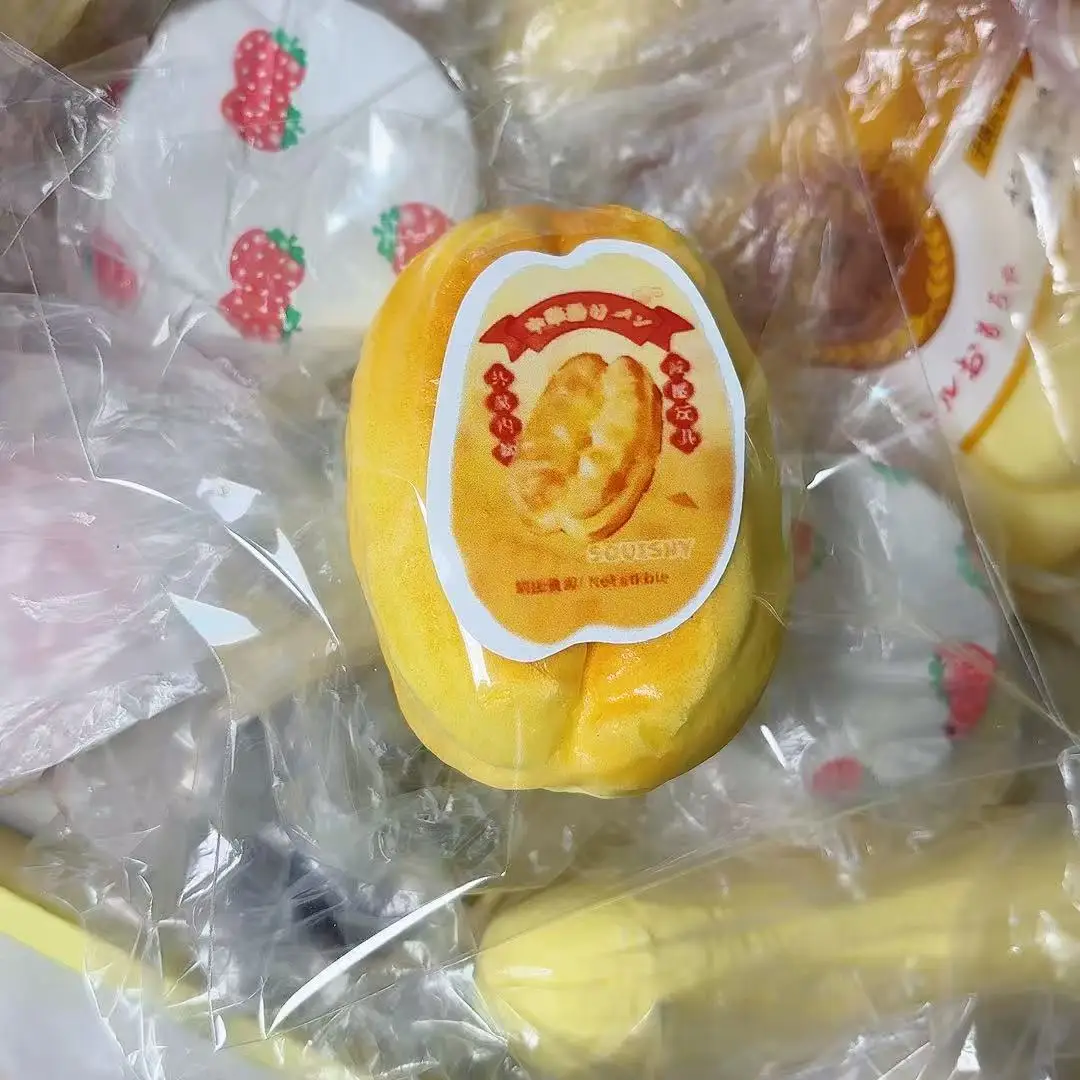 Pu lento rebote molhado comida macia jogar squeeze brinquedo simulação donut pão modelo bonito squishy sentir alívio do estresse feliz fidget