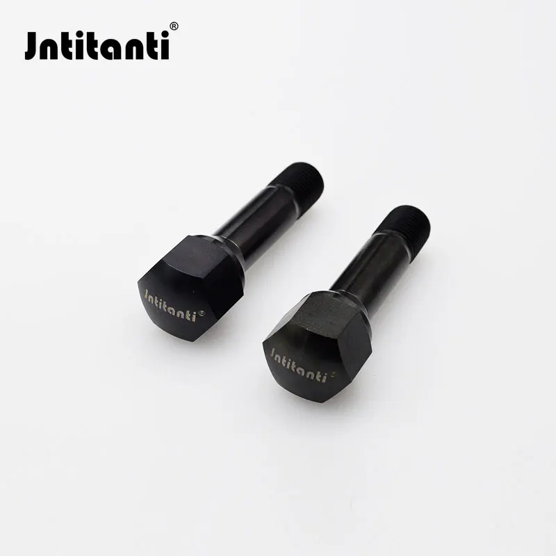 Jntitanti 10.9 grade Gr5 titanium wheel bolt screws for  M14*1.5*52mm for  Ferrari