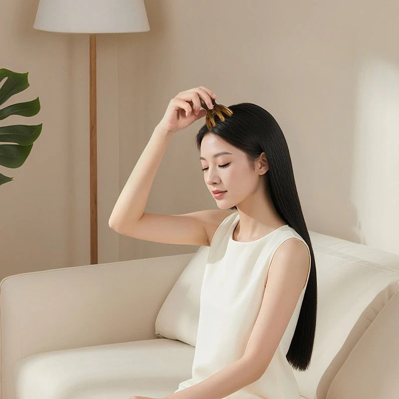 Octopus Claw Scalp Massager Portable Wide Tooth Comb For Acupoint Meridian Gua Sha Head Relaxation Daily Use