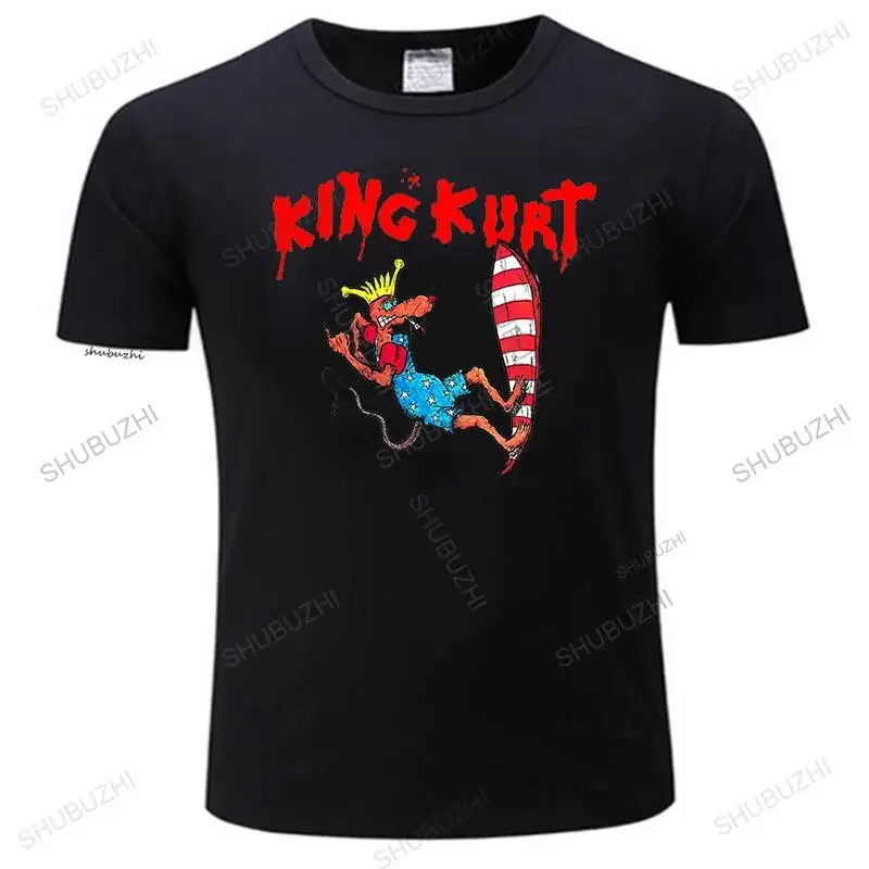 

Surfing Kurt T shirt king kurt psychobilly punk new wave 1980s elivis meteors stray cats guana batz fashion tee-shirt homme tops