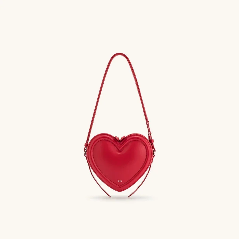 High Quality Luxury Brand Women's Fashion Commuter Single Shoulder Underarm Bag,niche Design Love Bag,heart Shaped Crossbody Bag