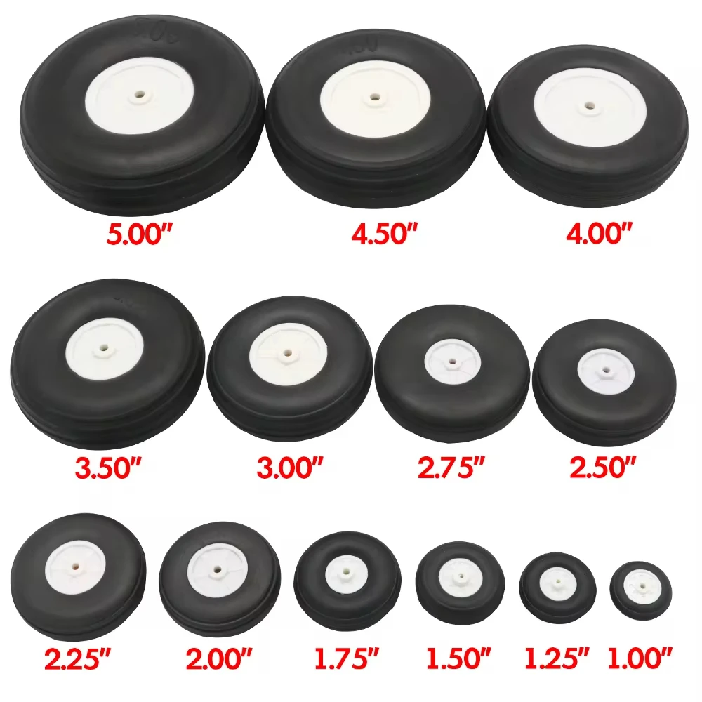 2pcs/lot High Elastic Rubber Wheel for Rc Fixed-Wing Airplane(Diameter 25/32/45/50/55/64/70/76MM ) Can for DIY Robot Tires