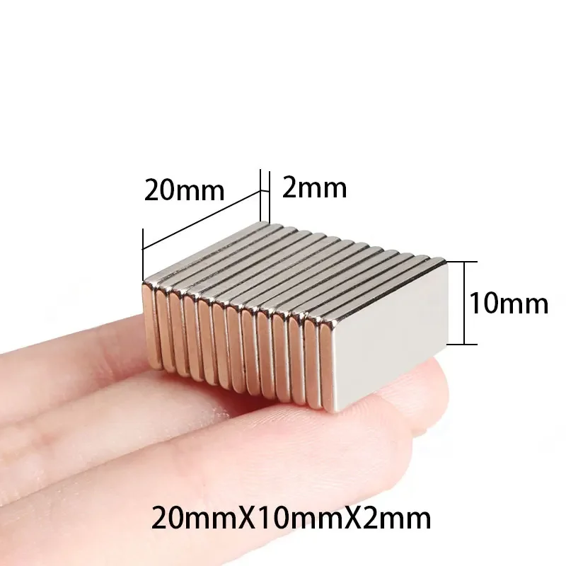 20x10x2mm Super Strong Square Magnet 20*10*2mm  For Home Refrigerators, Offices DIY 20mmx10mmx2mm