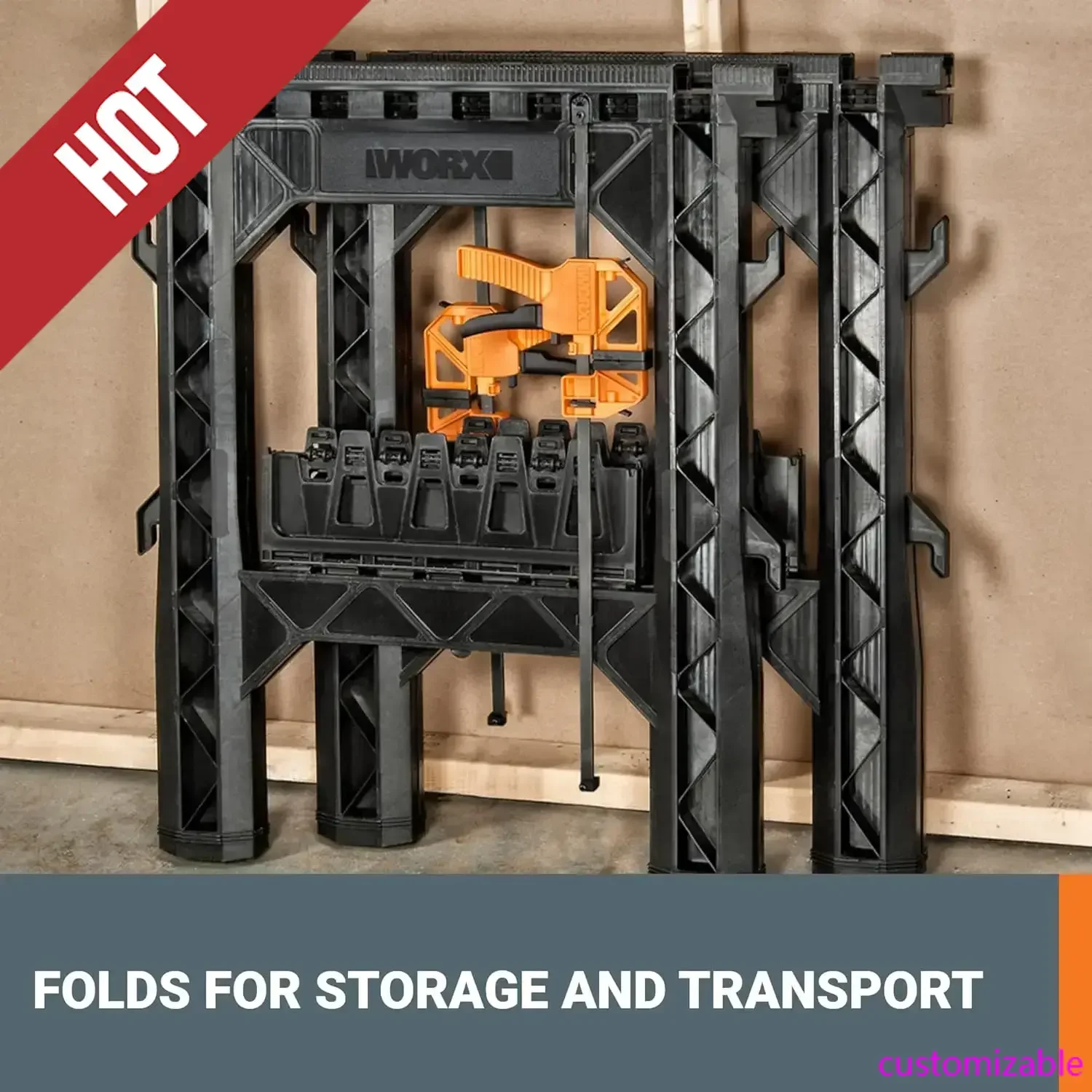 

WX065 Clamping Sawhorses With Bar Clamps,customizable