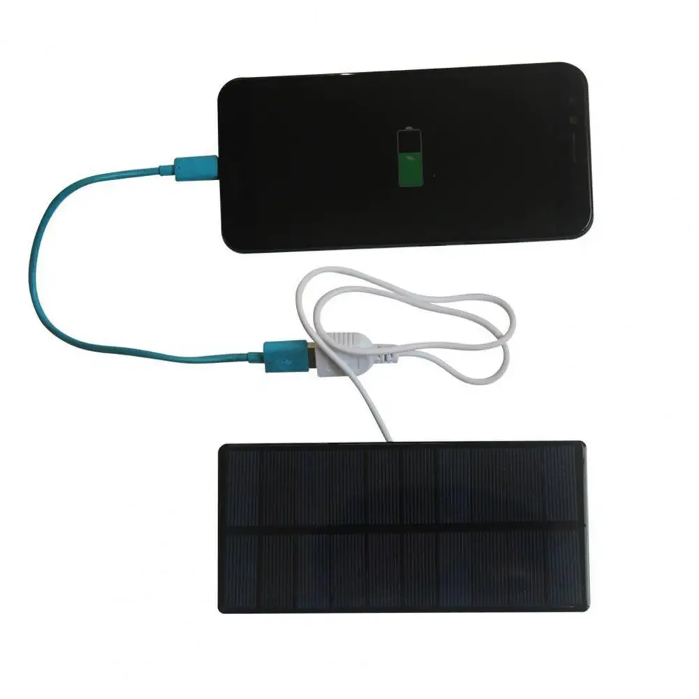 Bedradingsvrije zonnelader Zonnepaneeloplader Compacte lichtgewicht zonnepaneel USB-telefoonoplader met hoge conversie voor buiten