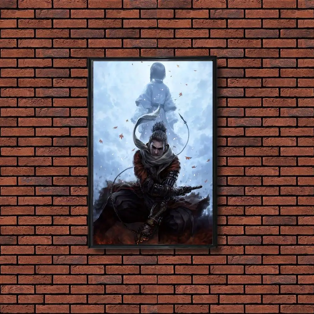 Ninja SEKIRO game Shadows Die Twice Poster Prints Wall Art Picture Painting Gift Living Room Restaurant Bar Large Dec Sticker