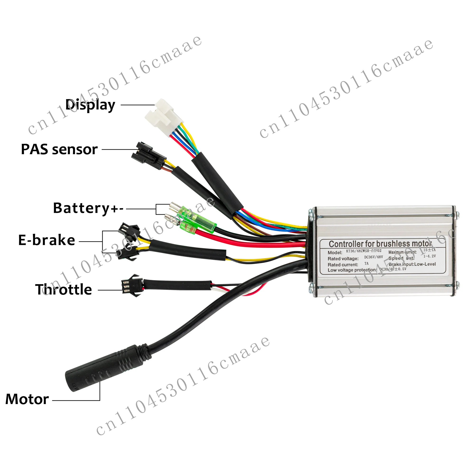 24V 250W 20A brushless DC motor controller for electric bicycles
