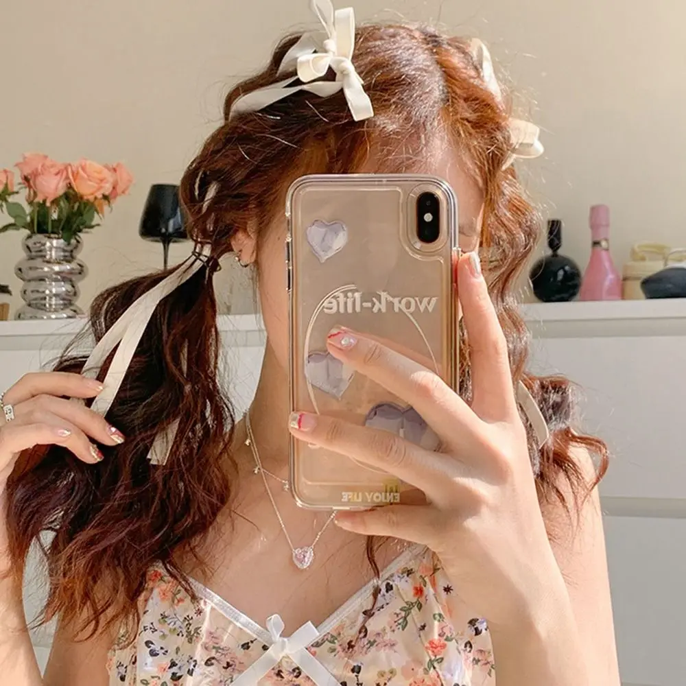 Lovely Balletcore Lolita For Girls Korean Style Double Bow Cloth Bow Hairpin Female Hair Clips Hair Accessories Hair Barrettes