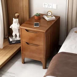 Nightstands Bedside Table Minimalist Nordic Bedside Table Storage Auxiliary Wooden Home TablesModern Mesas Bedroom Furniture