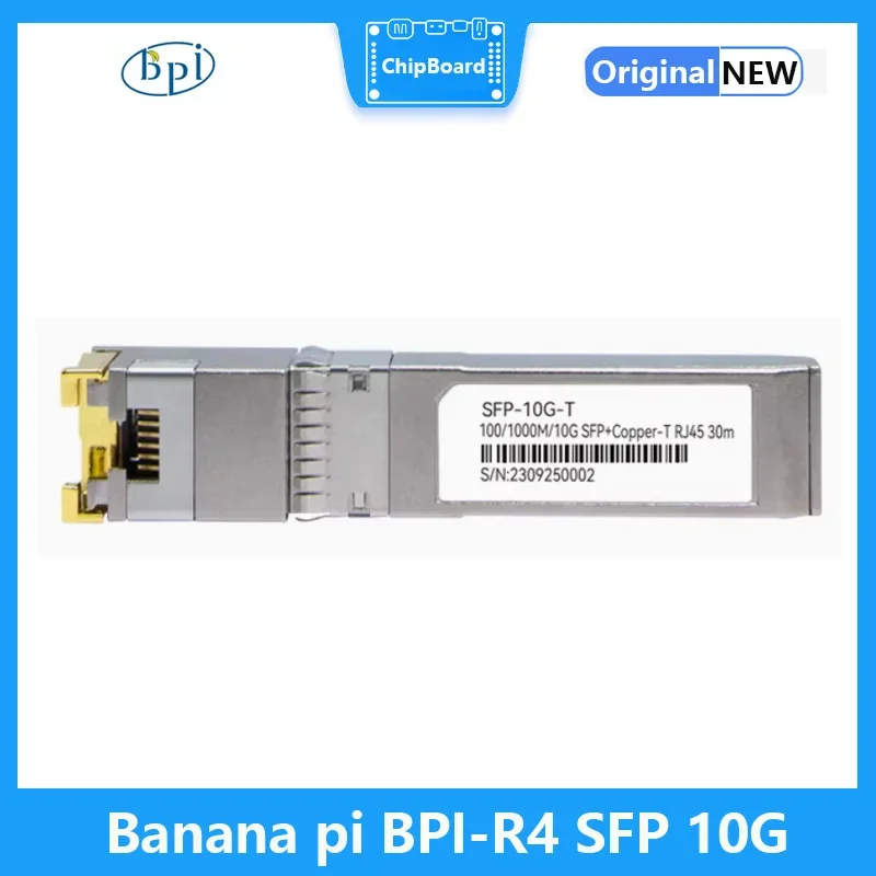 Módulo óptico Banana Pi BPI-R4 SFP 10G-BX20-U y SFP 10G-BX20-D 20KM Aplicable a BPI-R4