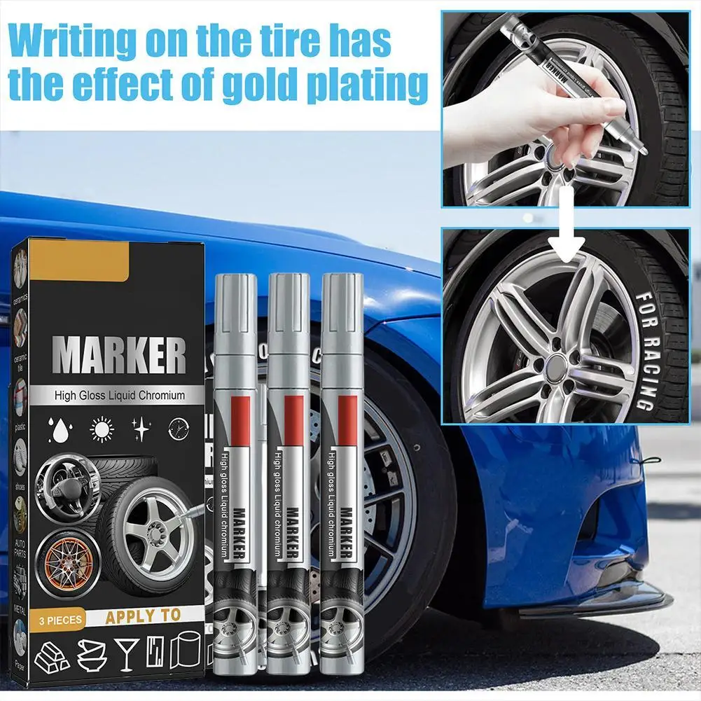 

Car High Gloss Paint Touch Up Pen Cars Scratch Repair Pen Filler Remover Tyre Paint Marker Auto Styling Scratch Repair Care