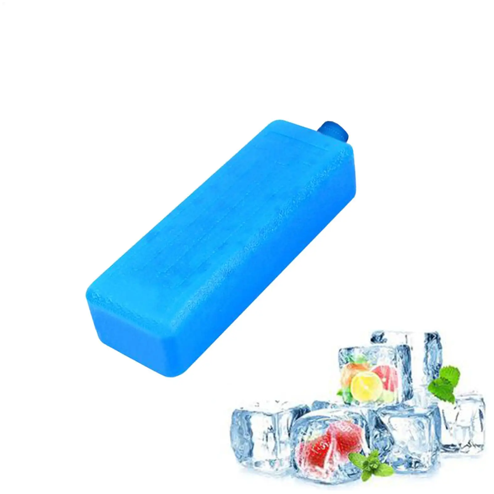 Eisbeutel für Kühler, langlebige Gefrierpackungen, schnell einfrierende Eiskristallbox, Kühler, Eisbeutel für Picknicks, Lunchboxen, Angeln