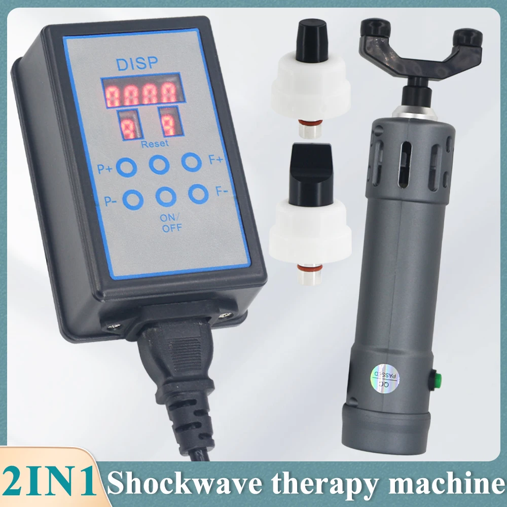 

Shockwave Therapy Machine Effective Relieve Injury Pain Body Muscle Relaxation Massager 2 IN 1 Shock Wave Chiropractic Tools