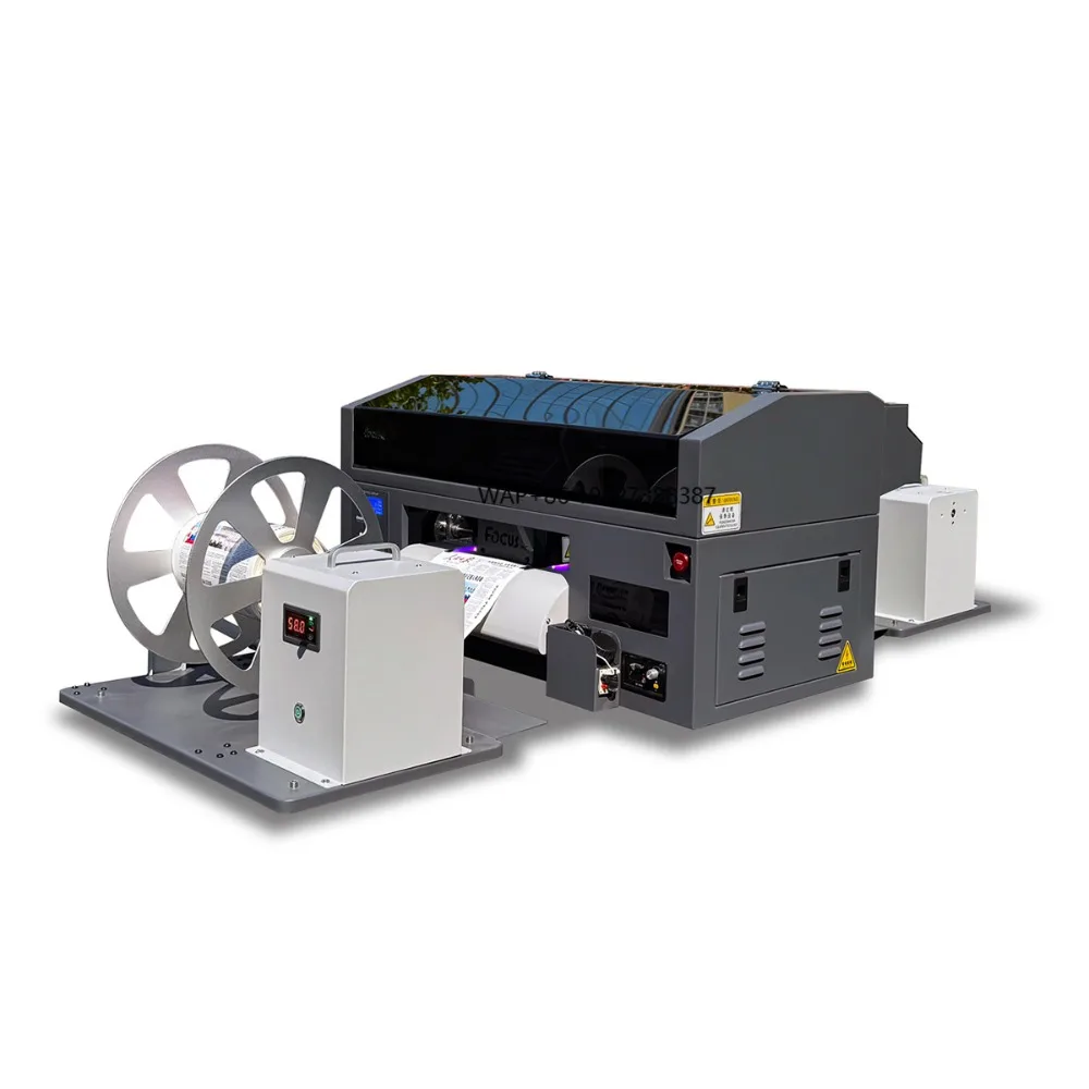 Top-Rated POD UV Label Printer FOCUS Vesa 830A with White Ink for Custom Labels on Plastic BOPP PP PET Film