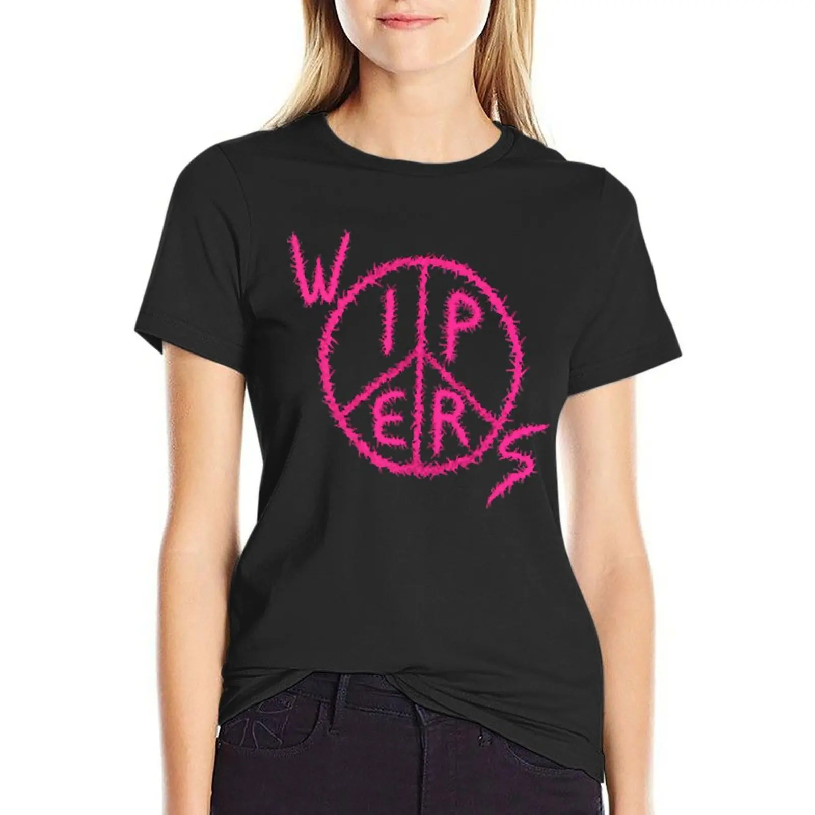 Wipers Band T-Shirt Aesthetic clothing tees female cat shirts for Women