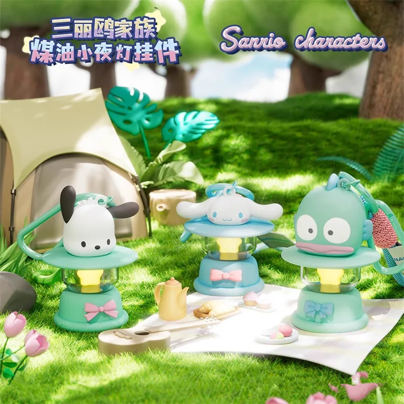 Sanrio Genuine Hello Kitty  Night Light Pendant Hello Kitty Birthday Gift Couple Keychain Sanrio Girl Lovely Gift