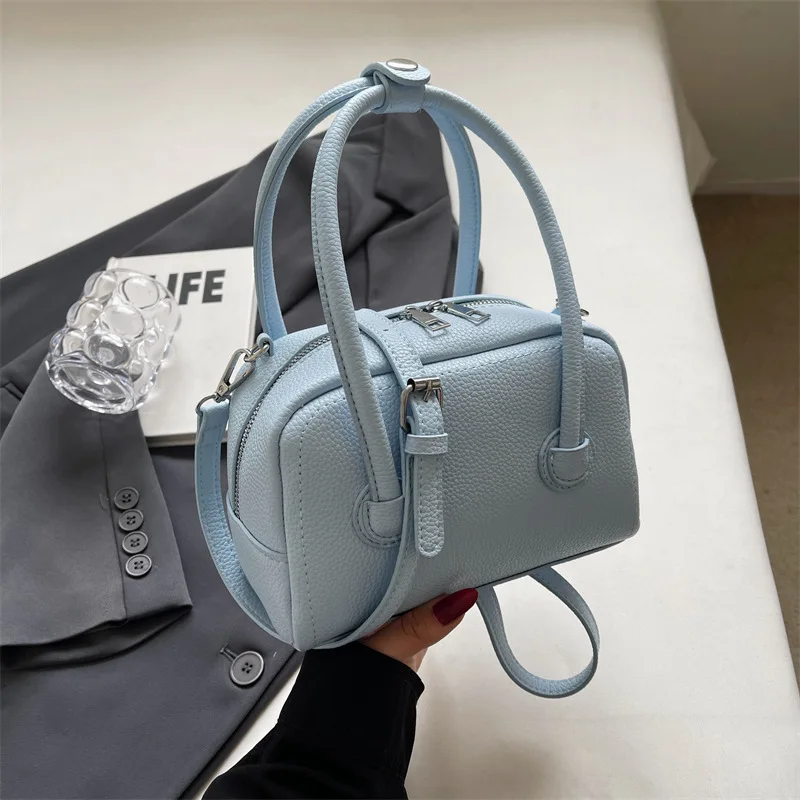 

Women's tote bag Fashion style small square bag bowling bag pillow bag crossbody bag