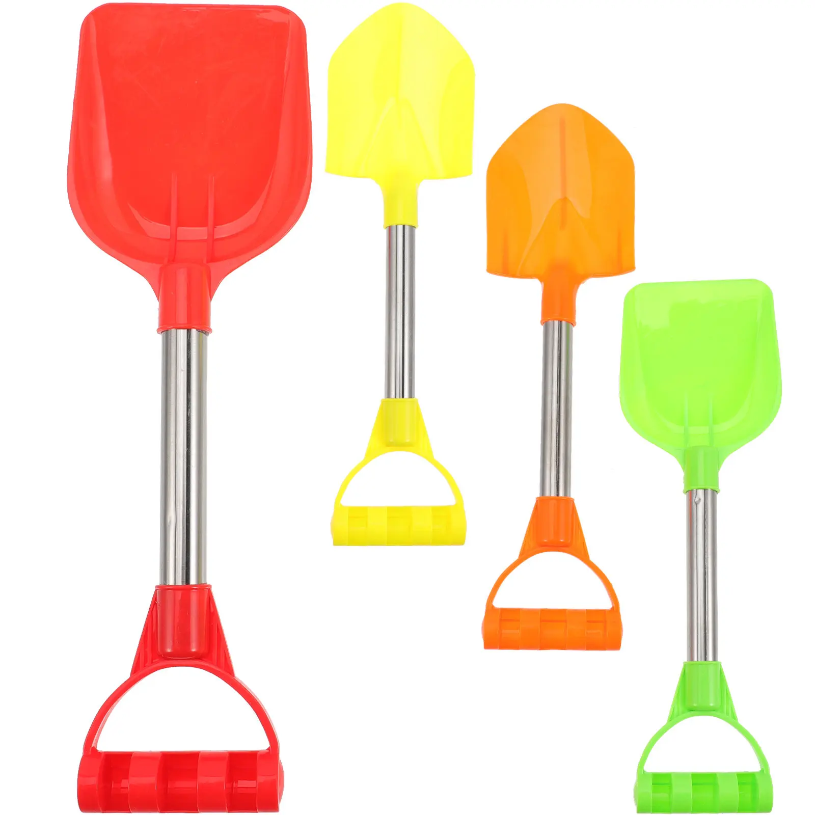 4Pcs Children Snow Shovel Multi-Shape Portable Snow Blocks Makers for Outdoor Snowfield Sand Beach