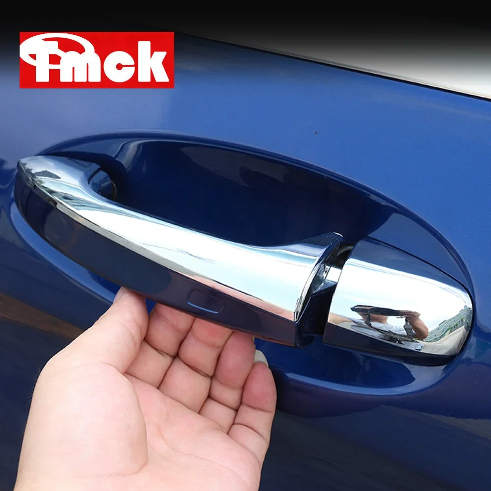 For Mercedes Benz C Class W205 E Class W213 GLC X253 2015-2023 ABS Chrome Car Accessories Door Handle Cover Trim Frame For LHD