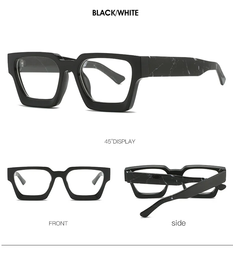 56010 Retro Quadratische Punk Sonnenbrille Frauen Männer Unisex Driving Shades Vintage Sonnenbrille Uv400 Gafas De Sol – Detail 15