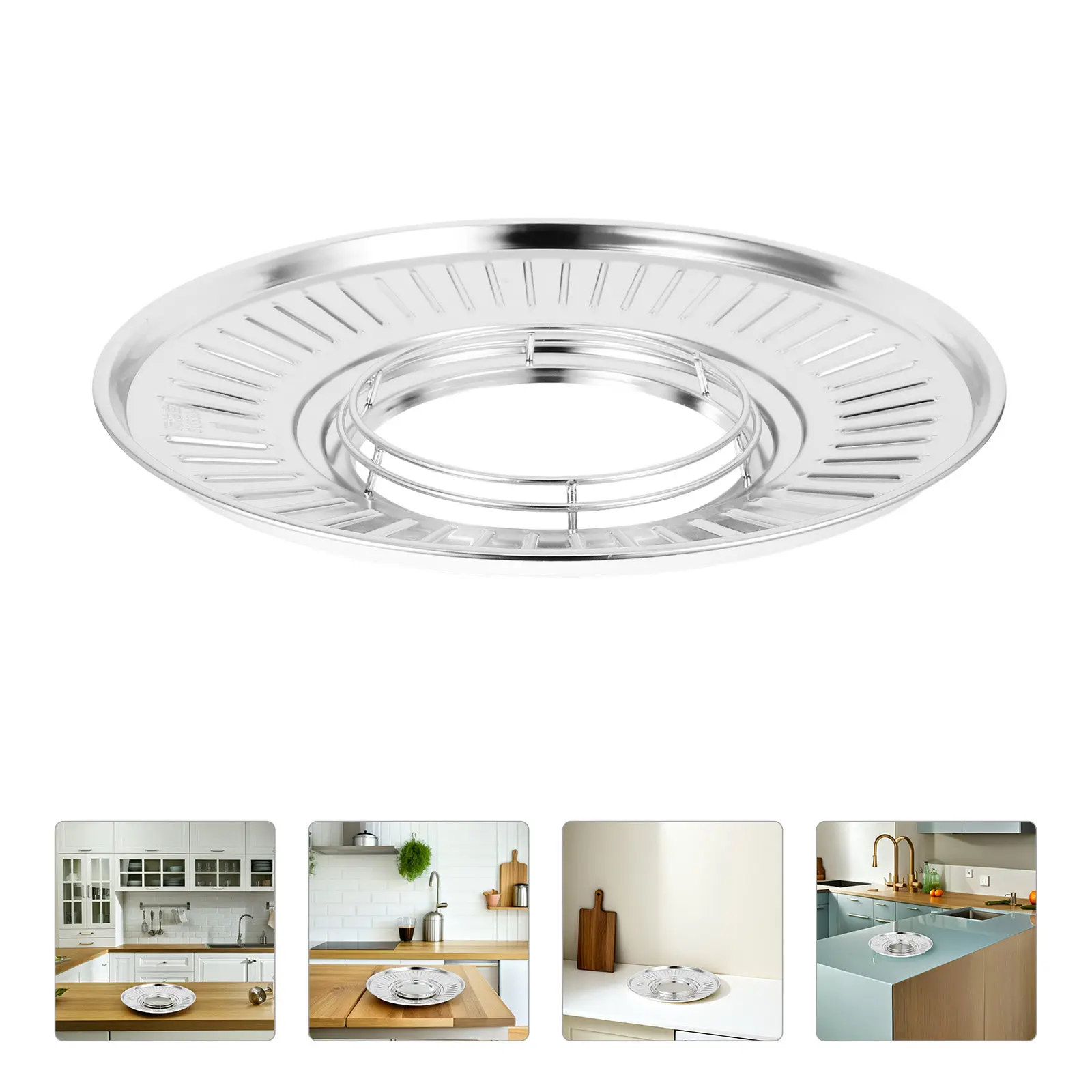 Stainless Steel Oil Drain Rack for Kitchen Frying Meat Skewers Efficient Oil Filter Tray Port Fry Pot Fryer Pot Side Rack view 5