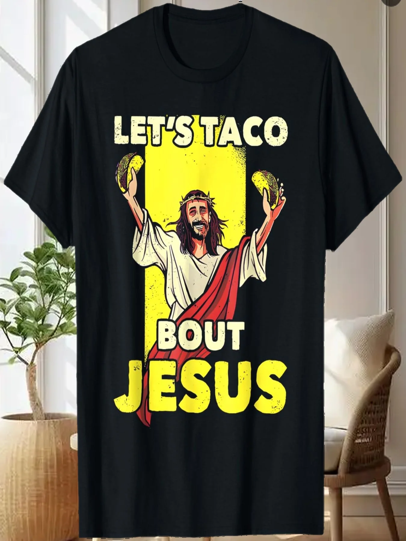 

let's taco bout jesus cinco de mayo christian religious T-Shirt