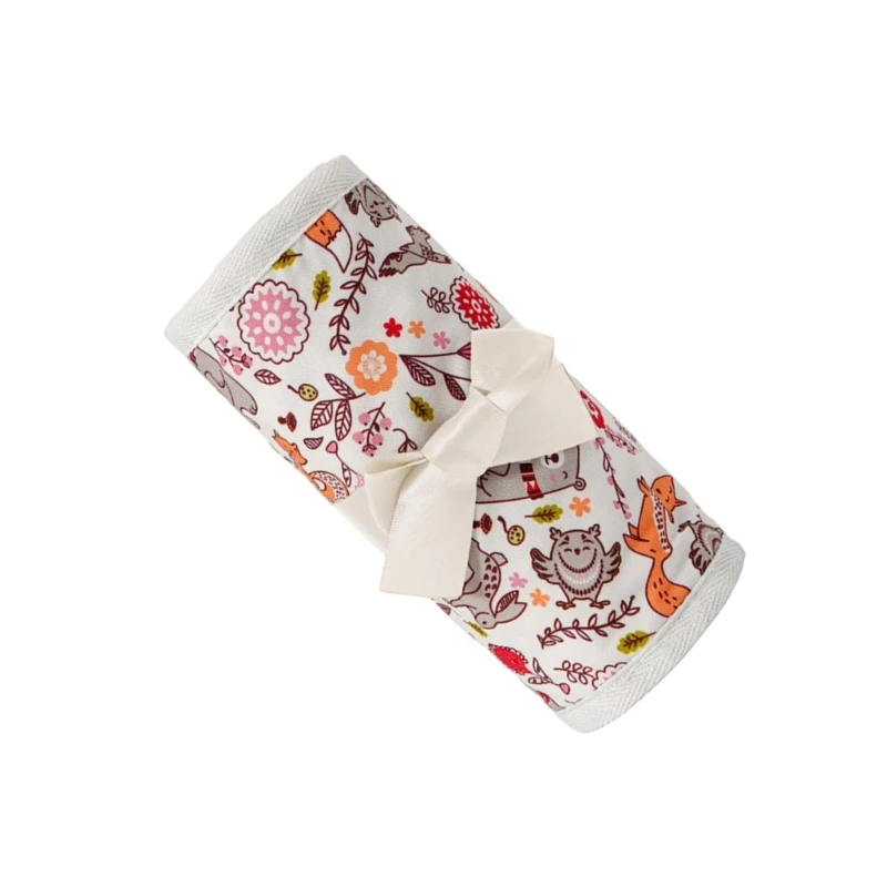 J15U 4 قطعة/الحزمة حواف سرير الطفل الحرس الكرتون نمط تصميم القطن لينة السرير القضبان الوفير القابلة للإزالة قابل للغسل تصميم #4