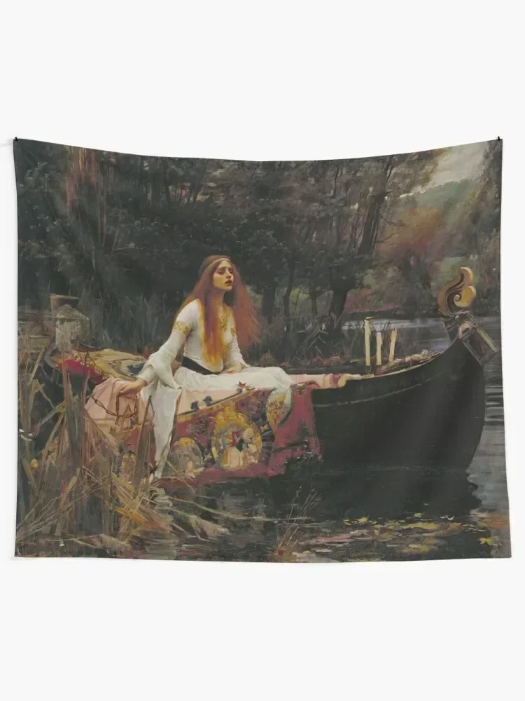 

The Lady of Shalott -John William Waterhouse Tapestry Things To The Room Aesthetic Room Decors Wall Art Tapestry