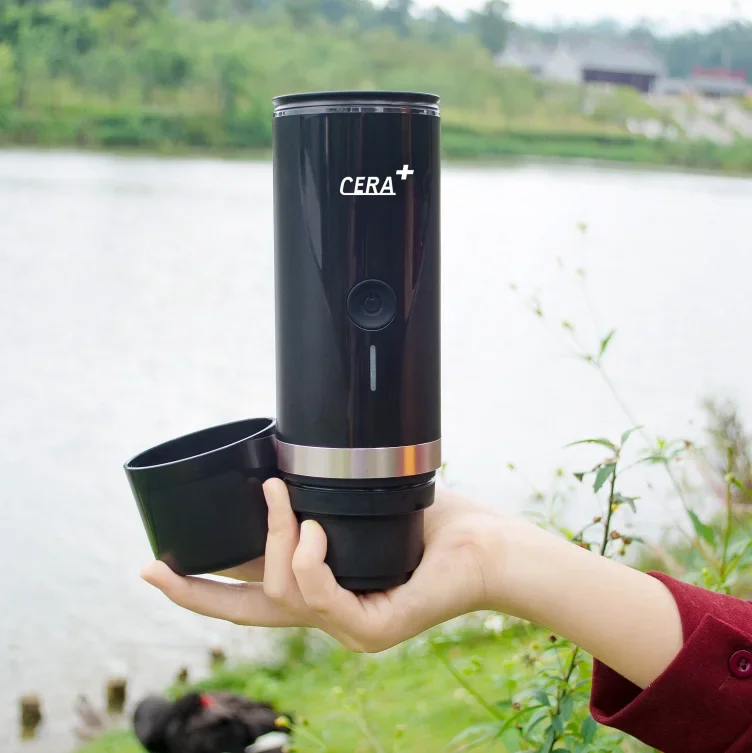 New Home Mini Coffee Machine Portable Coffee Machine Outdoor/Travel Portable Coffee Machine and Portable Bag Customized Logo