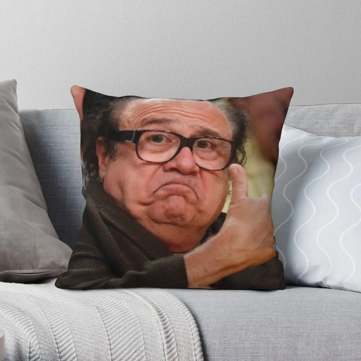 Danny Devito Approves Always Sunny Square Pillowcase Polyester Linen Velvet Pattern Zip Decor Pillow Case Car Cushion Wholesale