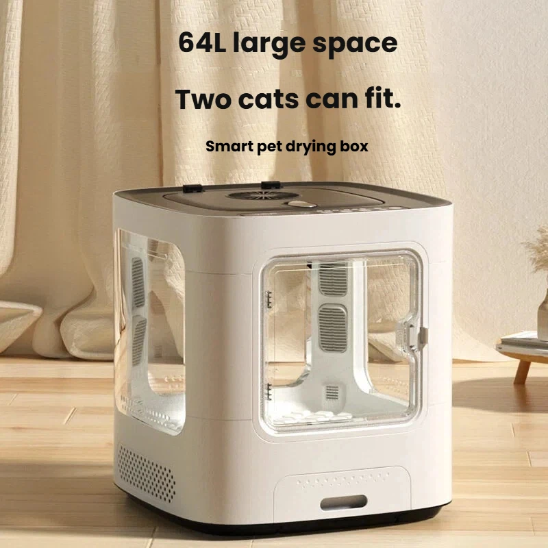 2026 SELL Smart Pet Dryer Box Automatic Cat Dog Grooming Dryer Home Use Bath Hair Blower Water Blower