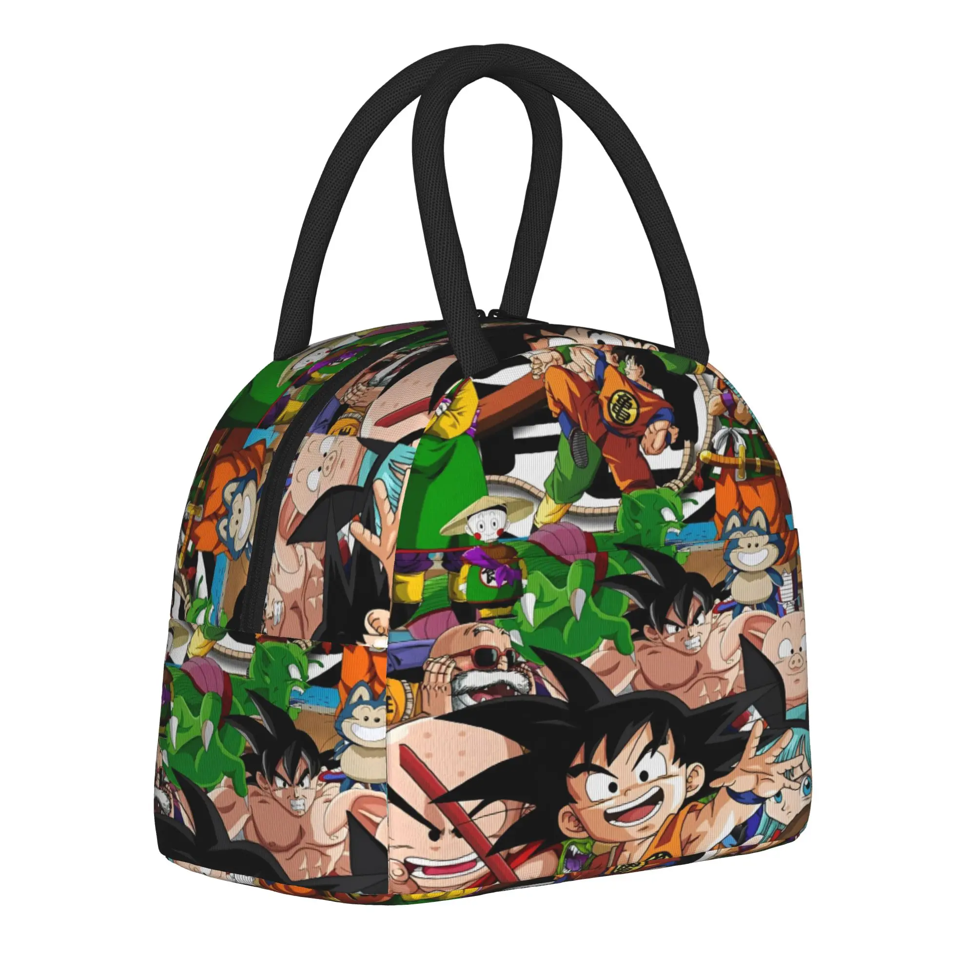 

DBZ Insulated Lunch Bag High Capacity Reusable Cooler Bag Tote Lunch Box College Travel Bento Pouch