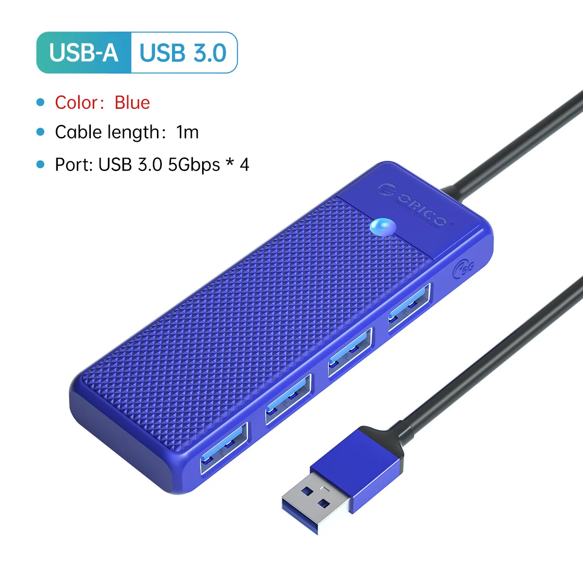 ORICO Typ C HUB USB HUB 3.0 4-Port Splitter USB HUB Adapter Erweiterung Dock Ultra-Slim OTG Adapter für PC Computer Zubehör