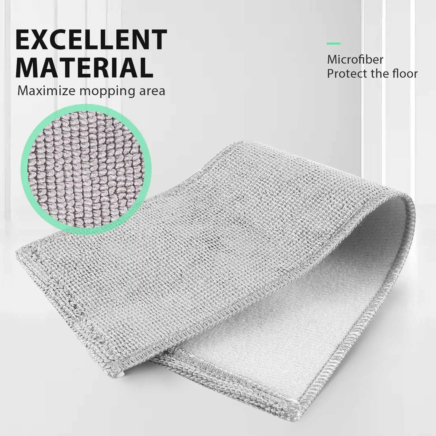 2 PCS Mop Cloth for Xiaomi Mijia G10 K10 Wireless Vacuum Cleaner Mop Replacement Accessories PartsJAS