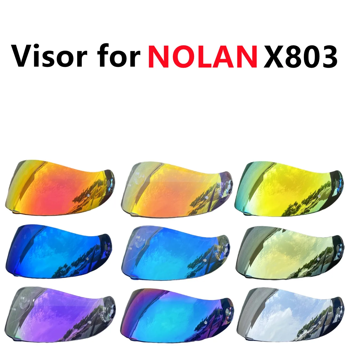 Helmet Visor for NOLAN X-Lite X-803 X-802 X-702 X-661 X603 X803 RS Helmet Shield Uv Cut Casco Moto Face Shield Visera Windshield