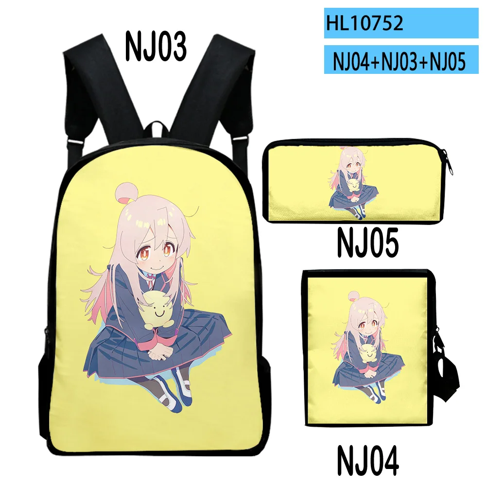 

Youthful Onimai I'm Now Your Sister Anime 3D Print 3pcs/Set Travel bags Laptop Daypack Backpack Shoulder Bag Pencil Case