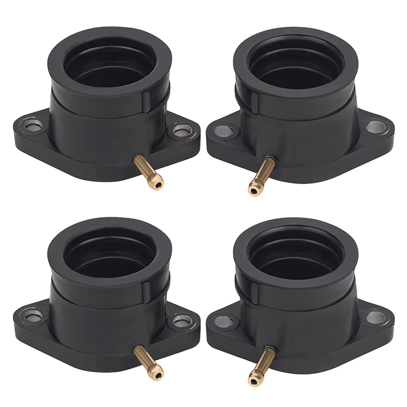 4Pcs Motorcycle Carburetor Interface Pad Intake Outlet Glue For Yamaha XJR400 XJR 400 1993-19994 HM-13586-00 4HM-13596-00
