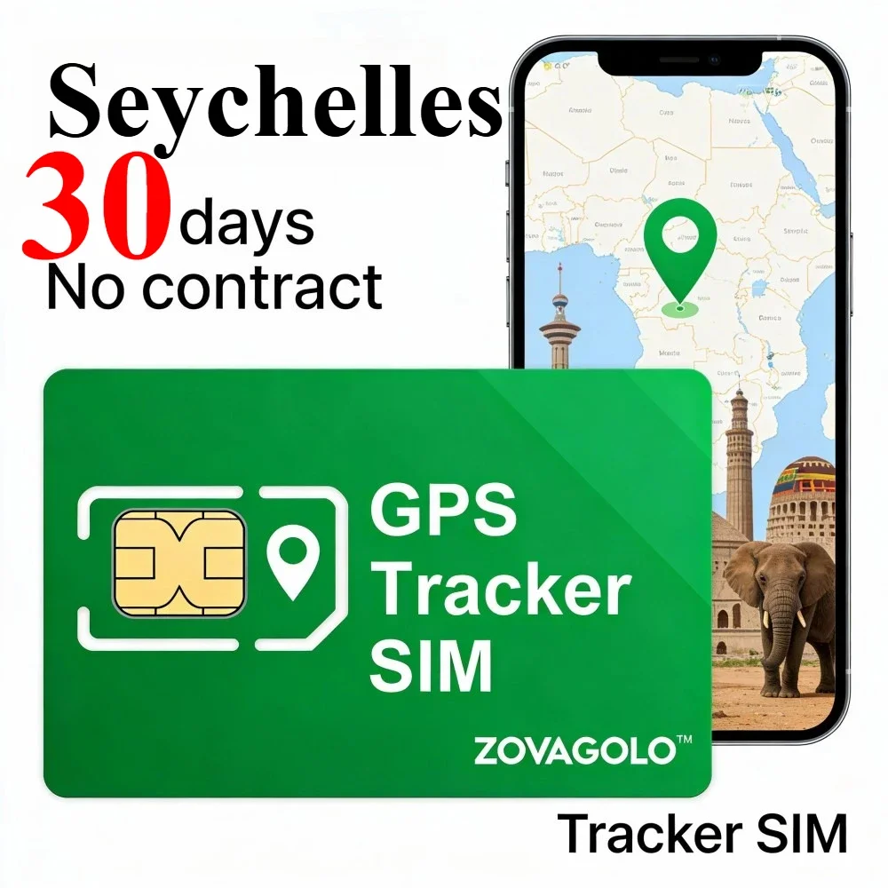 Traceur GPS Seychelles M2M avec carte SIM, 30 jours, 30 Mo de données pures, sans contrat, prêt à l'emploi, pour la surveillance des personnes âgées et des enfants, localisateur anti-perte