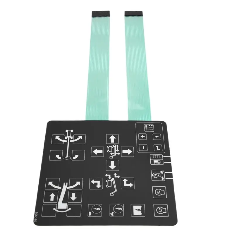 A99F-106510GT Platform Boom Switch Membrane Control Decal 106510 For Genie Z80/60 Boom Lift ZX-135/70 Bottom Control Sticker